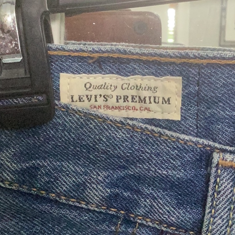 Levi's Blue Denim Jeans Classic Indigo Twill